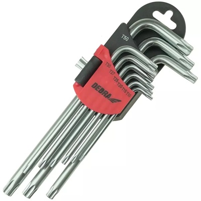 Hosszú torx kulcsok T10-T50 készlet 9db CRV